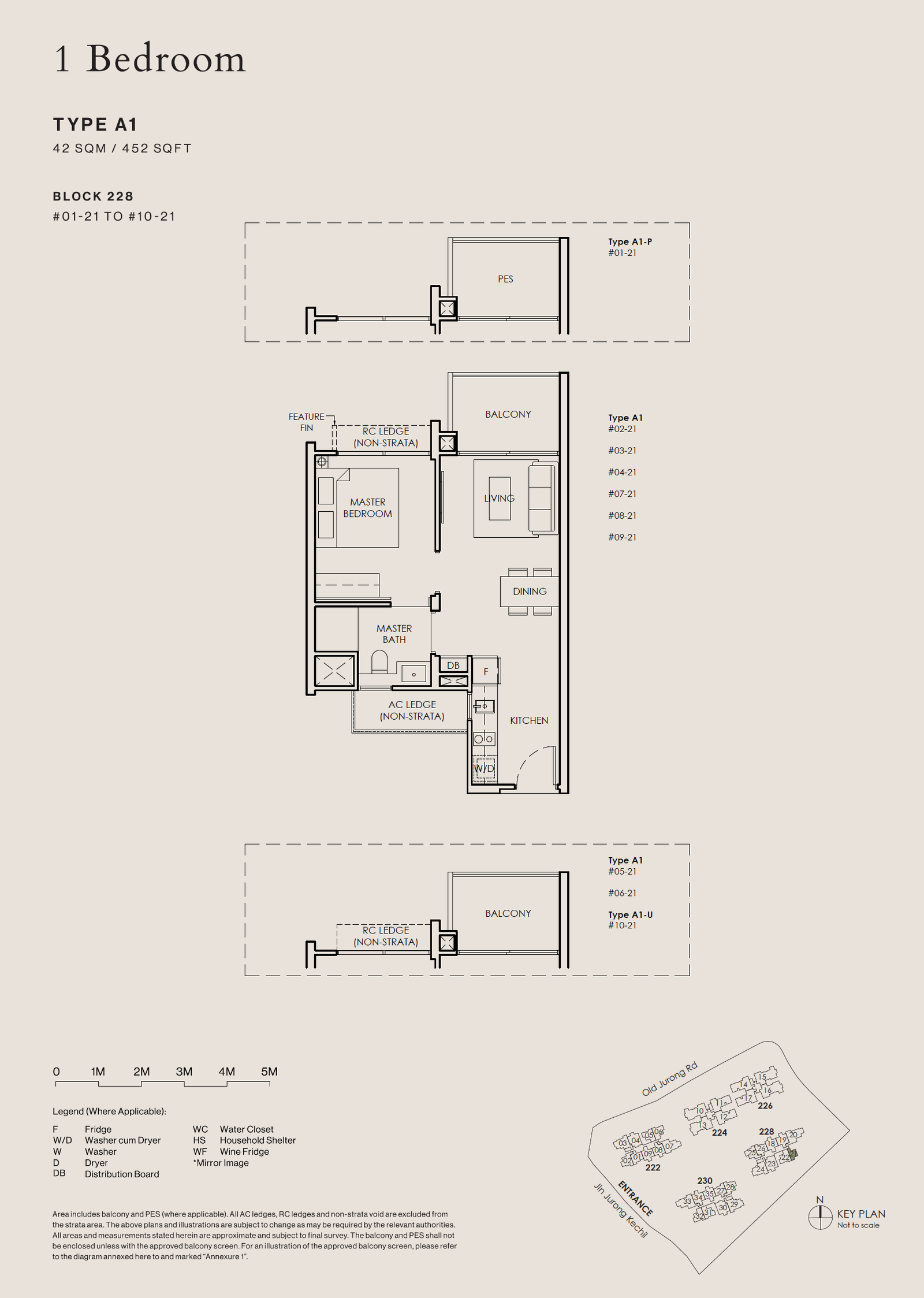 The Sen 1 Bedroom Floor Plan 1
